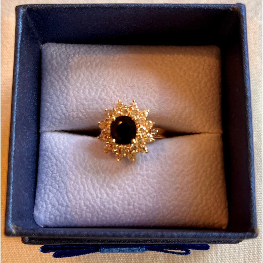 Sapphire Diamond “Ballerina” Ring